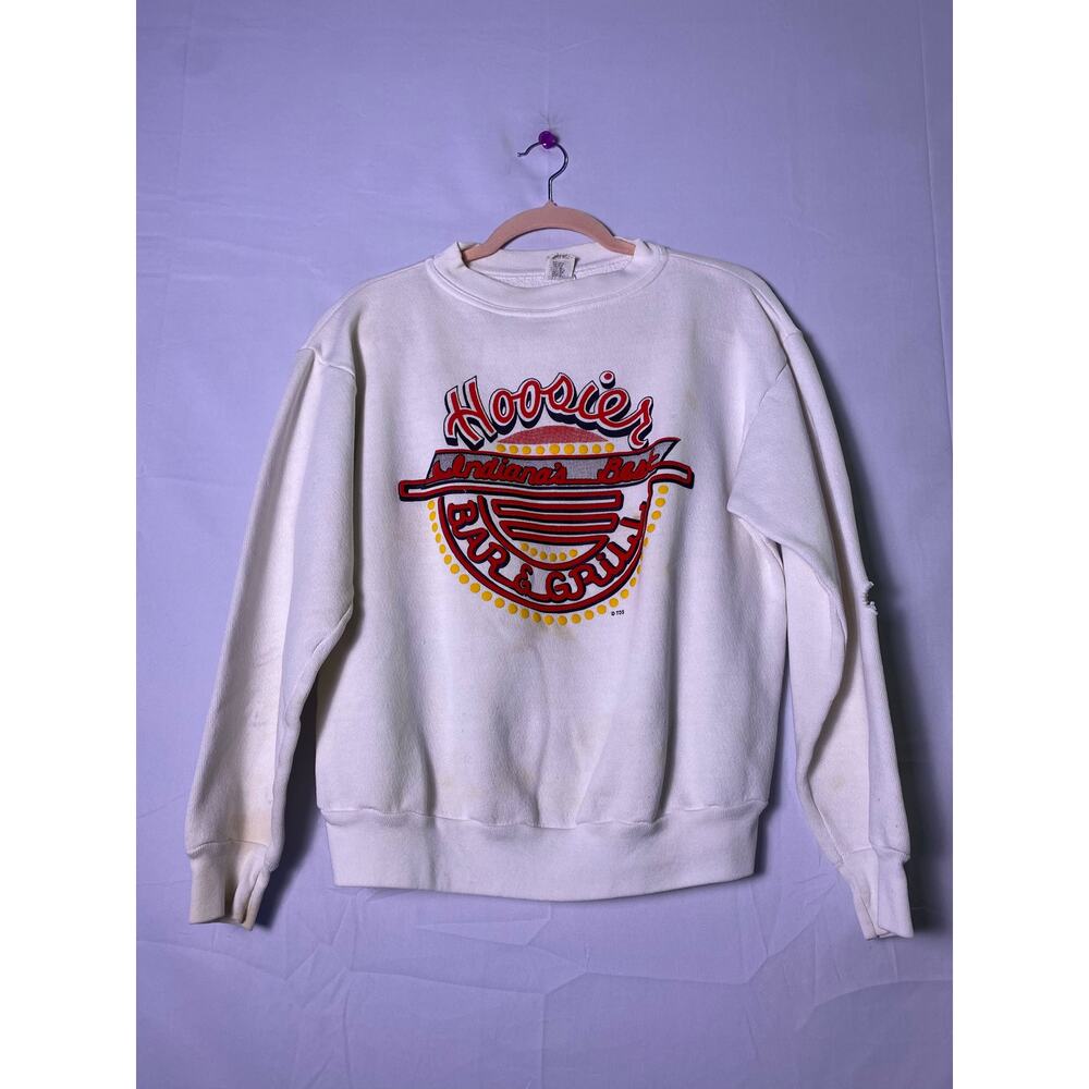 Vintage 80’s Stallion Hoosiers Indiana's Best Bar & Grill Crewneck Men's Medium
